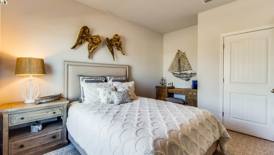 35 Krewe Circle, Unit LOT 15 Santa Rosa Beach, FL 32459 - Photo 19 of 23 a bedroom with a bed and night stand