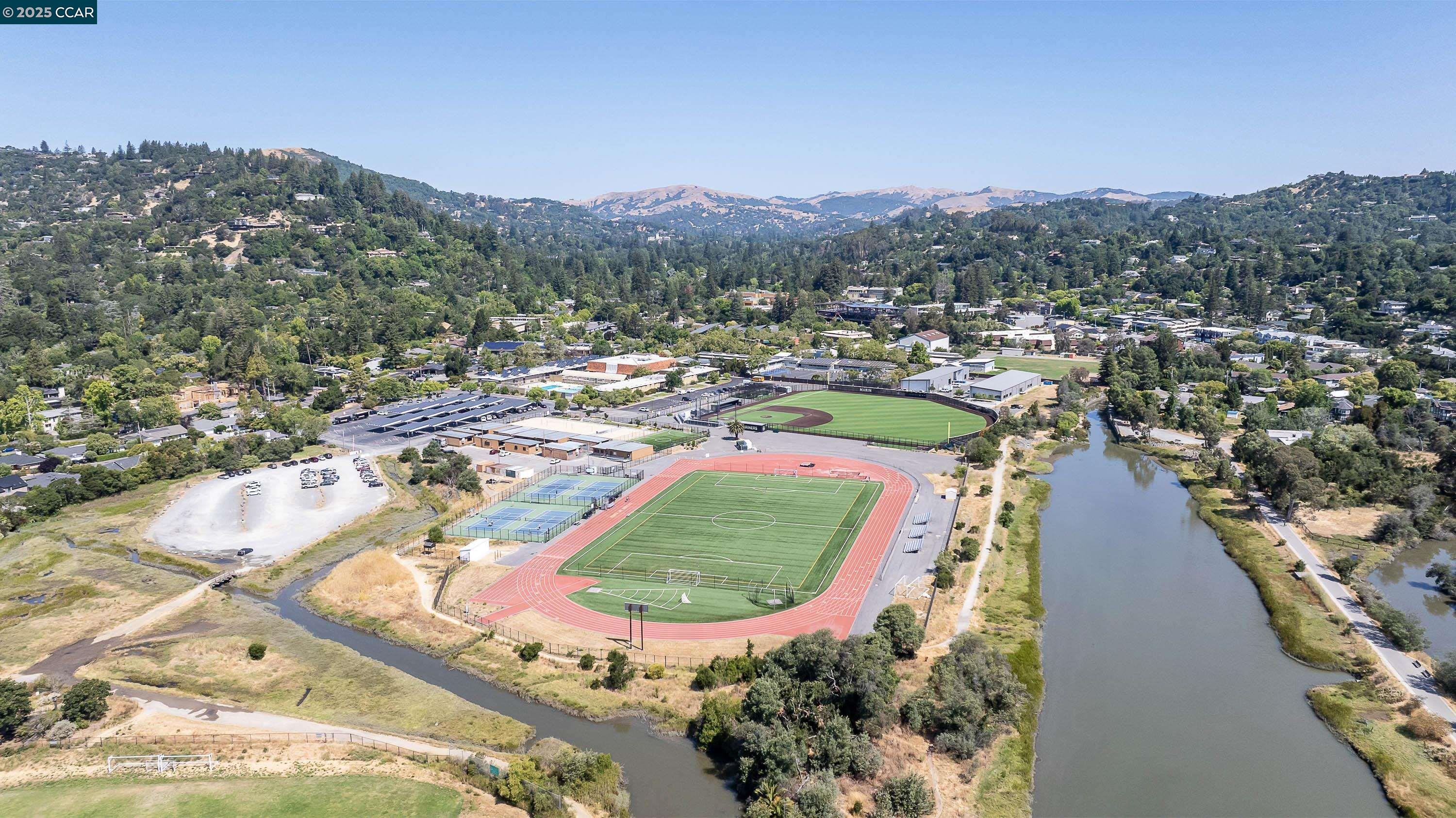 100 Black Log Road Kentfield, CA 94904 - Photo 22 of 27 an aerial view of a city