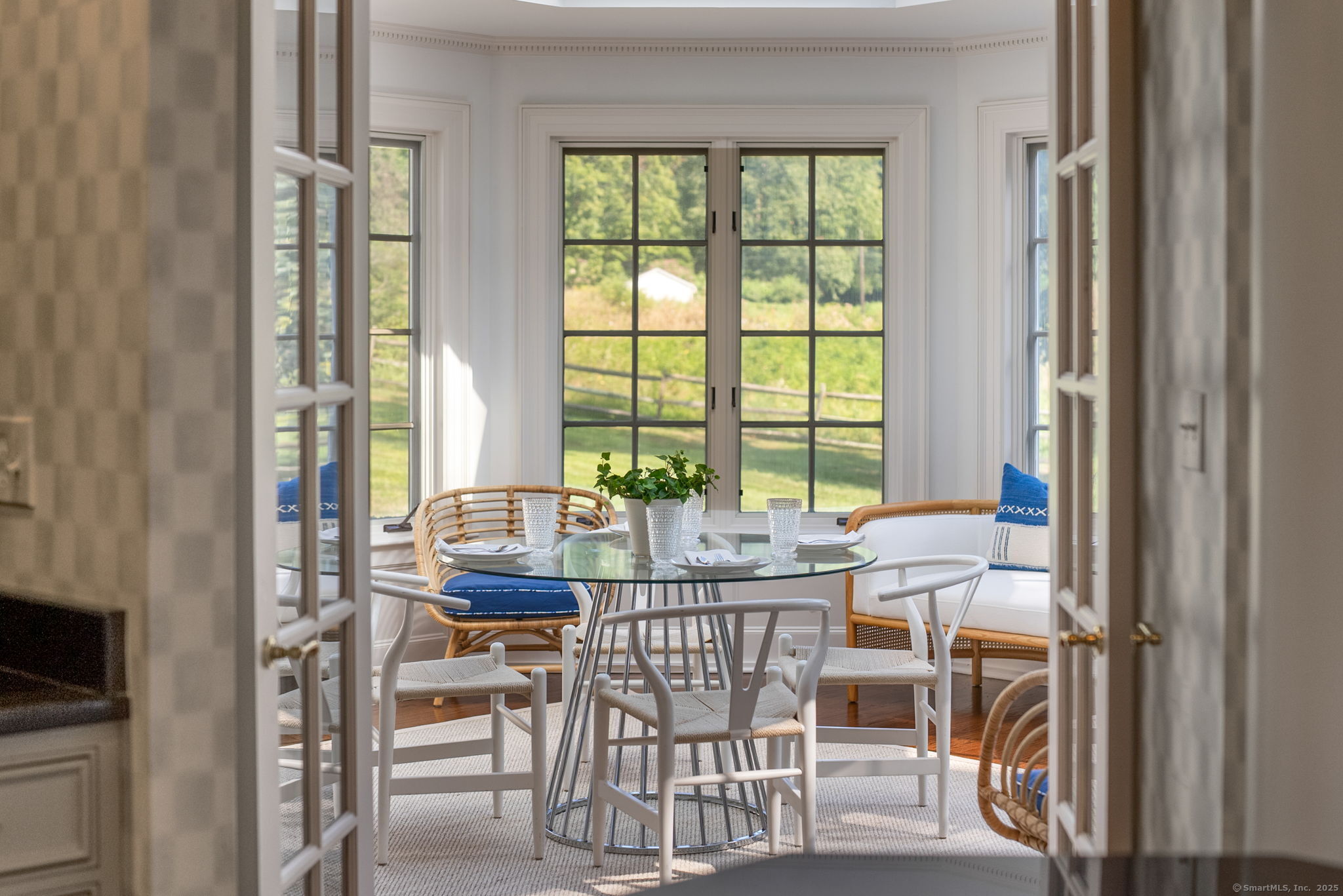 221 Greens Farms Road Westport, CT 06880 - Photo 14 of 39 a dining room with furniture and large windows