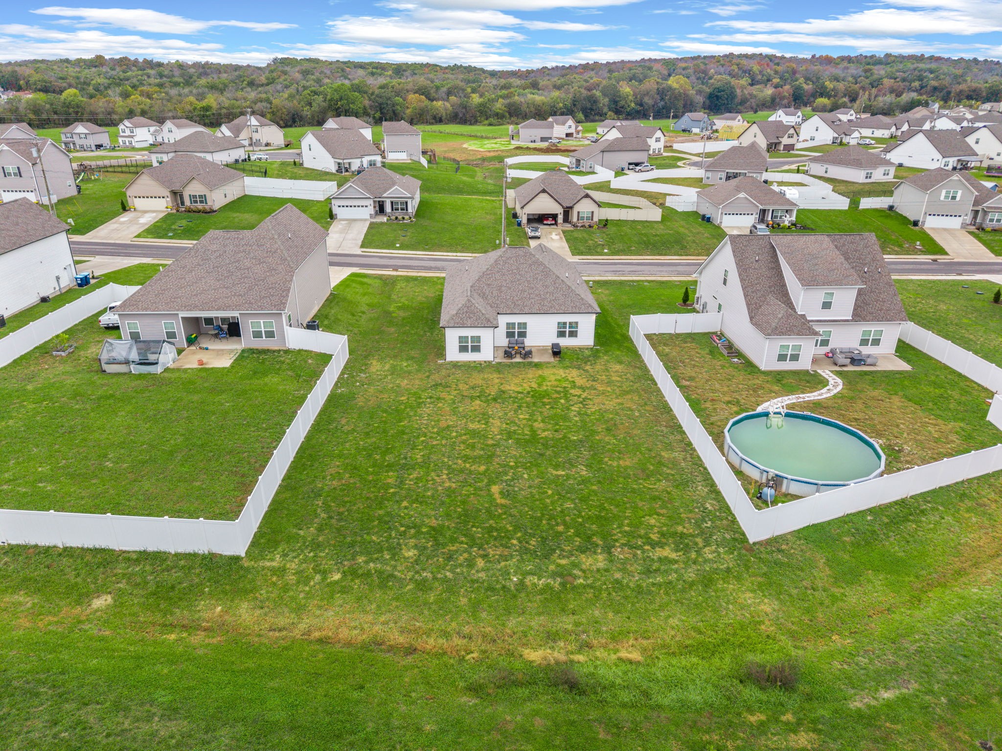 315 Windyhill Street Murfreesboro, TN 37129 - Photo 33 of 38 an aerial view of a house with a garden