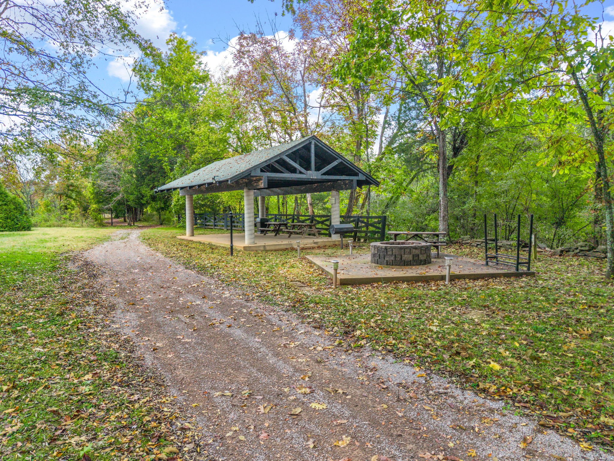315 Windyhill Street Murfreesboro, TN 37129 - Photo 36 of 38 a backyard of a house with table and chairs