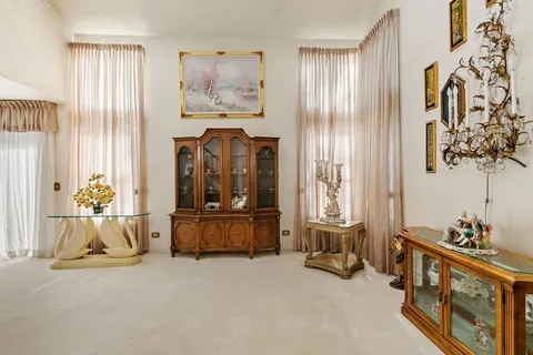 a view of front door with workspace