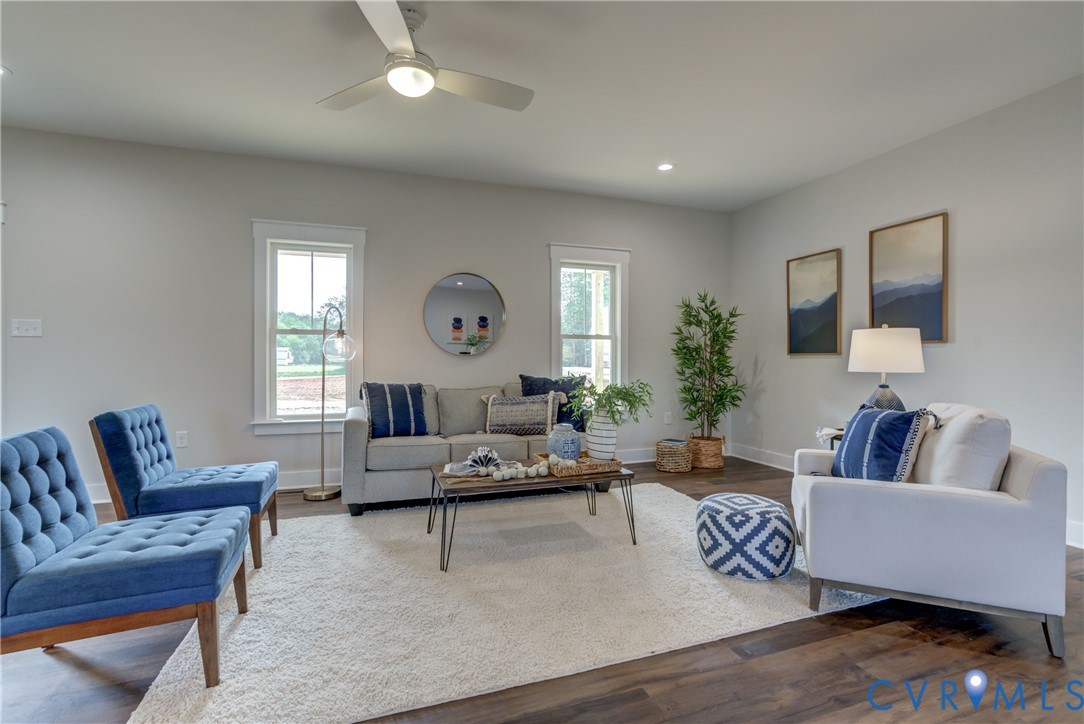 5306 St Pauls Church Road Goochland, VA 23063 - Photo 13 of 35 a living room with furniture and a large window
