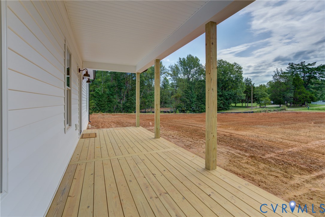 5306 St Pauls Church Road Goochland, VA 23063 - Photo 4 of 35 a view of a balcony with wooden floor