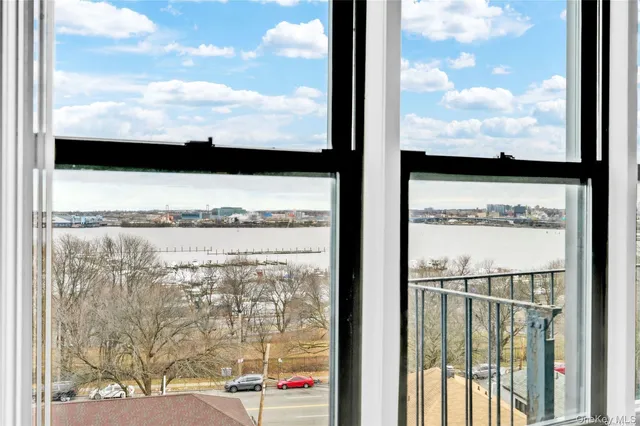 a view of sky from window