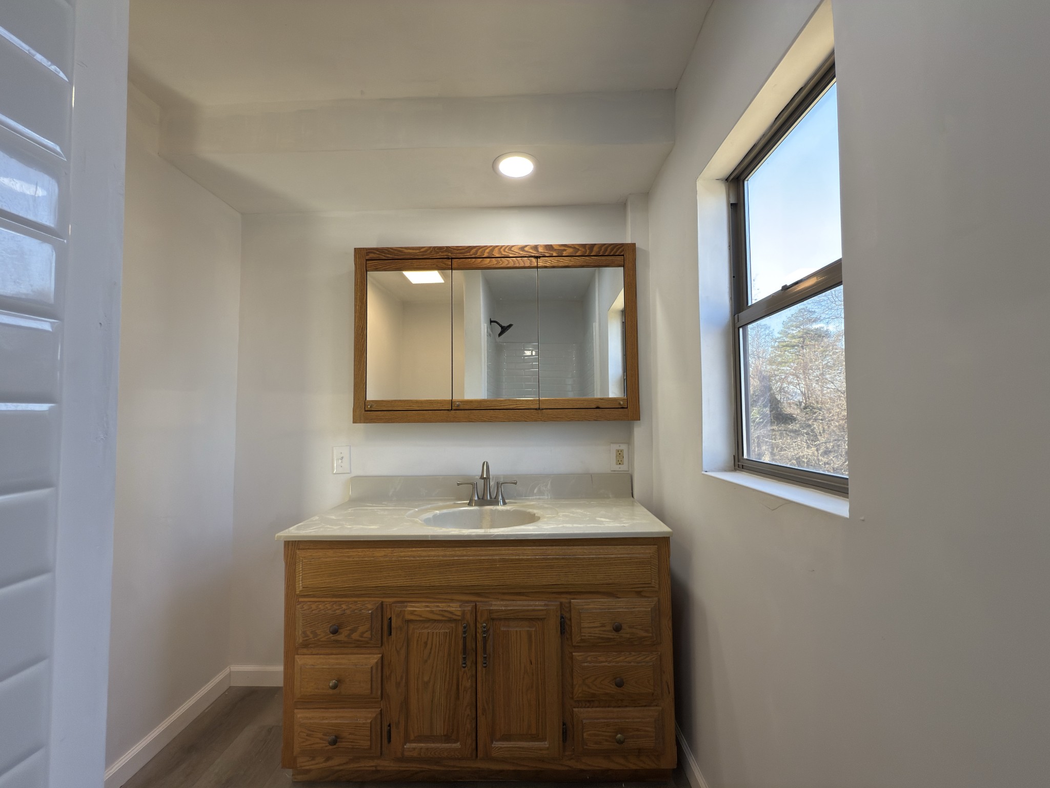 2000 Myers Cove Road McMinnville, TN 37110 - Photo 75 of 76 a bathroom with a sink and a mirror