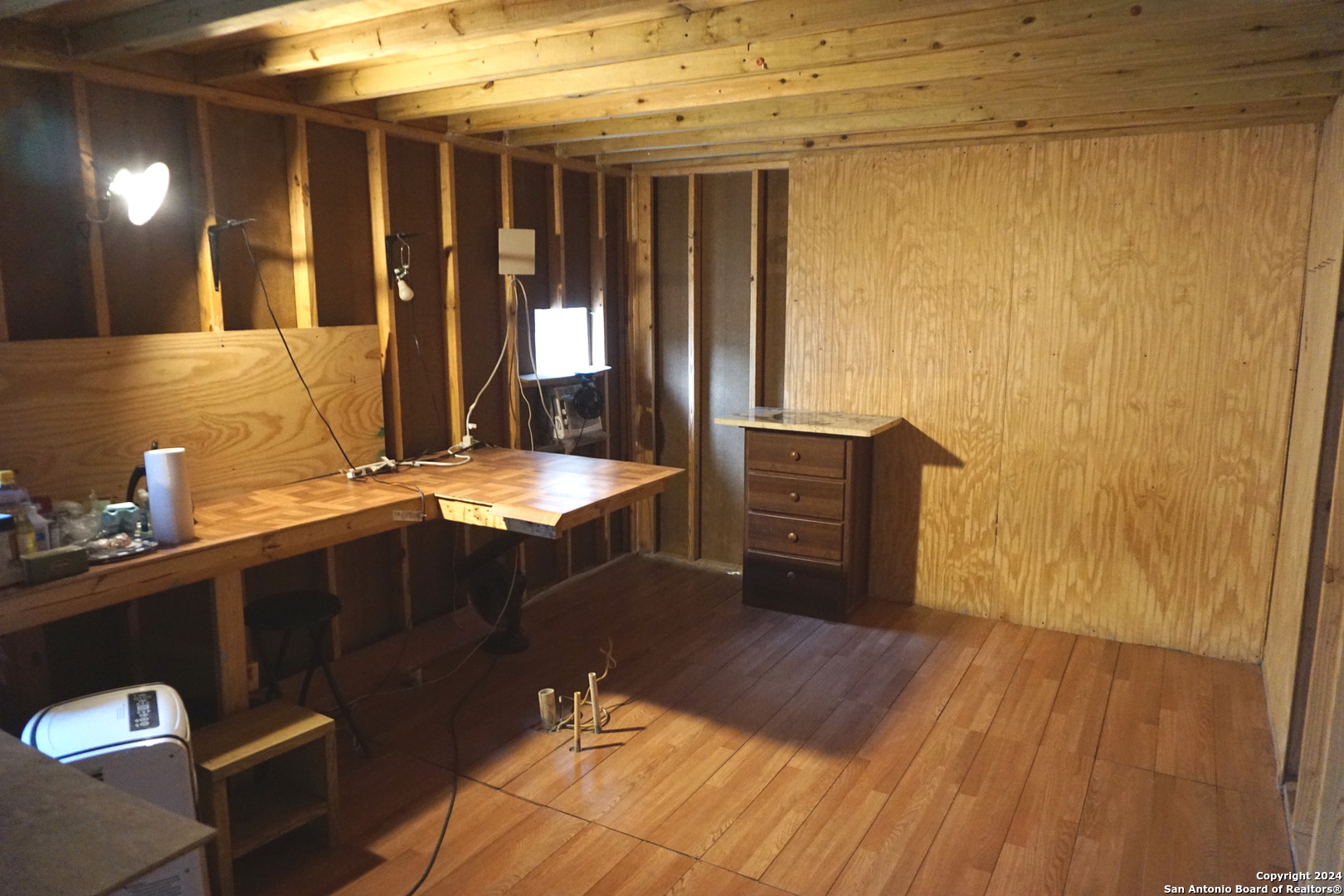 47 Viewpoint Drive Poteet, TX 78065 - Photo 17 of 20 a bathroom with a sink vanity and a mirror