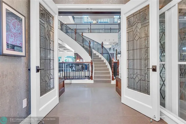 a view of entryway with stairs