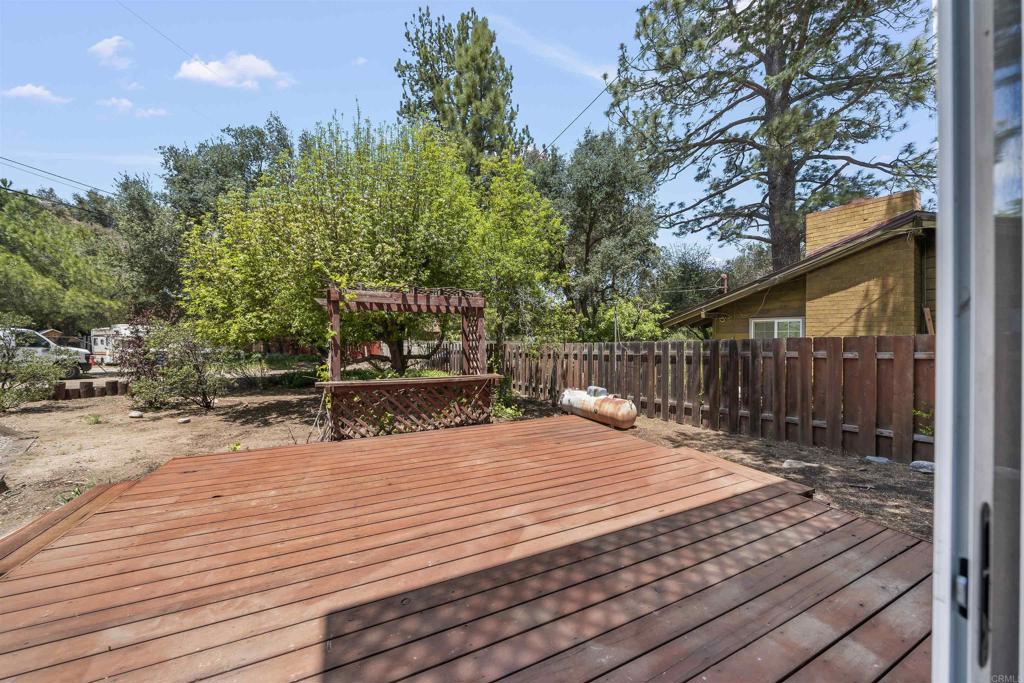 29131 Half Moon Trail Pine Valley, CA 91962 - Photo 42 of 50 a view of a backyard with wooden fence
