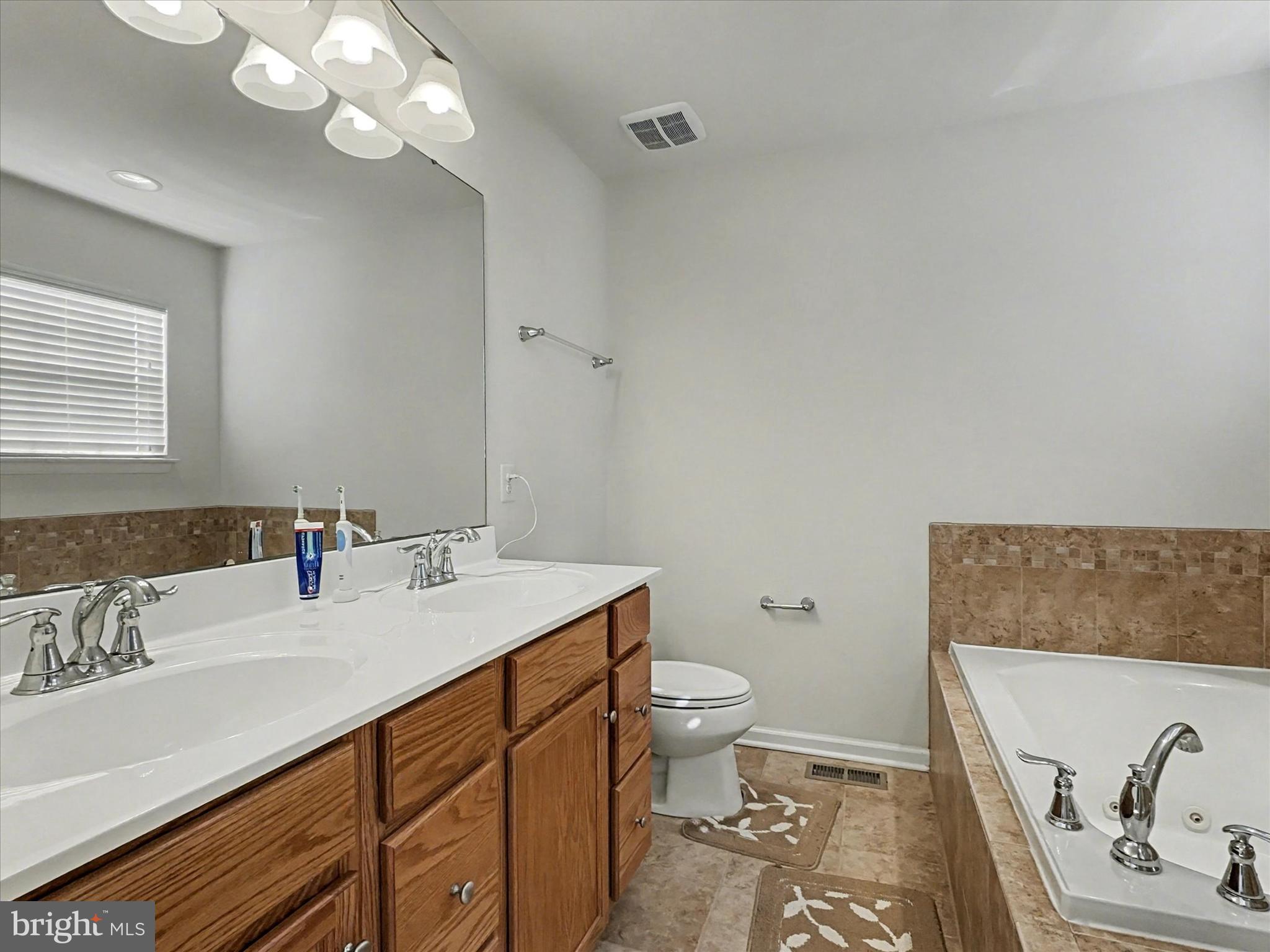 813 Countryside Road Seven Valleys, PA 17360 - Photo 19 of 38 a bathroom with a sink a toilet and a mirror