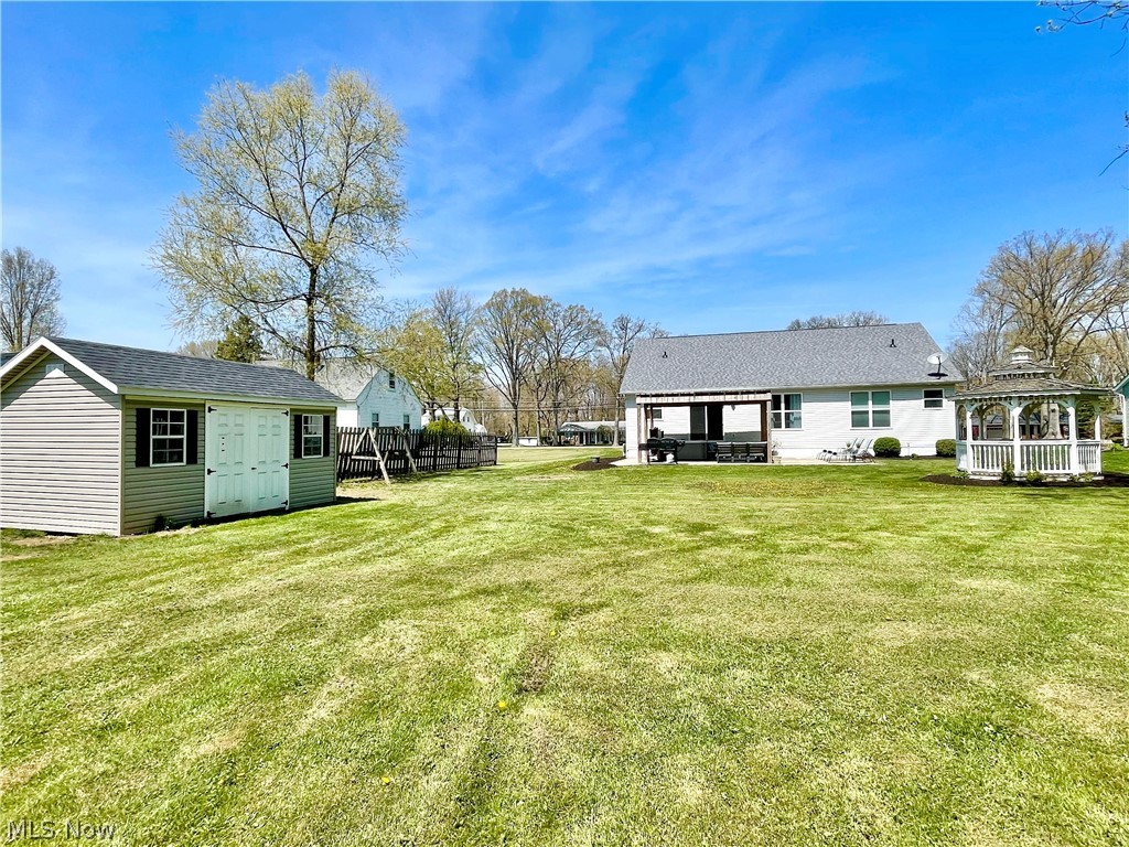 336 West Nimisila Road New Franklin, OH 44319 - Photo 19 of 19 Rear of house and brand new storage shed!