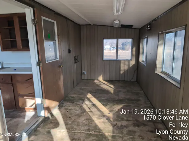 a view of an entryway door