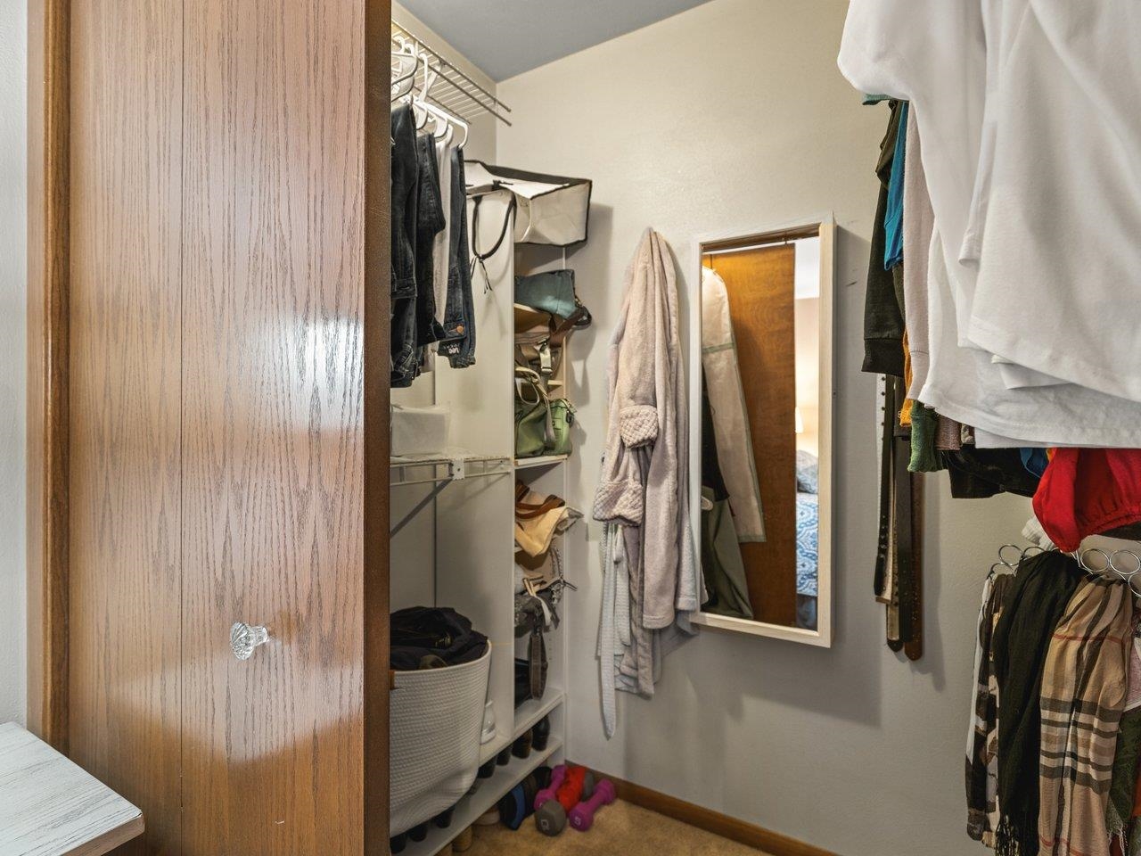 1816 Post Road Beloit, WI 53511 - Photo 21 of 42 a bathroom with a shower and a mirror