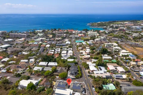 a view of city and ocean
