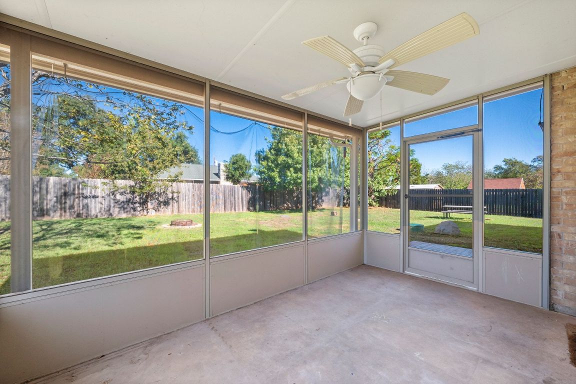 605 Apache Trail Leander, TX 78641 - Photo 23 of 27 a view of room with window and ceiling fan