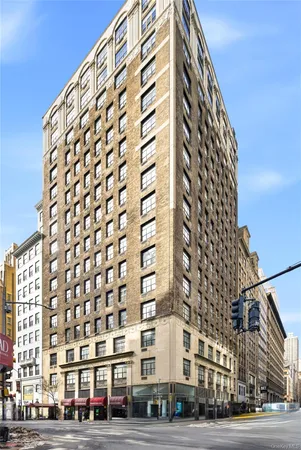 a view of a tall building