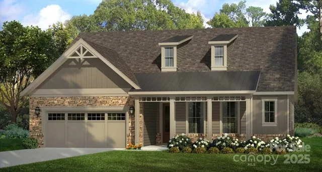 a front view of house with yard