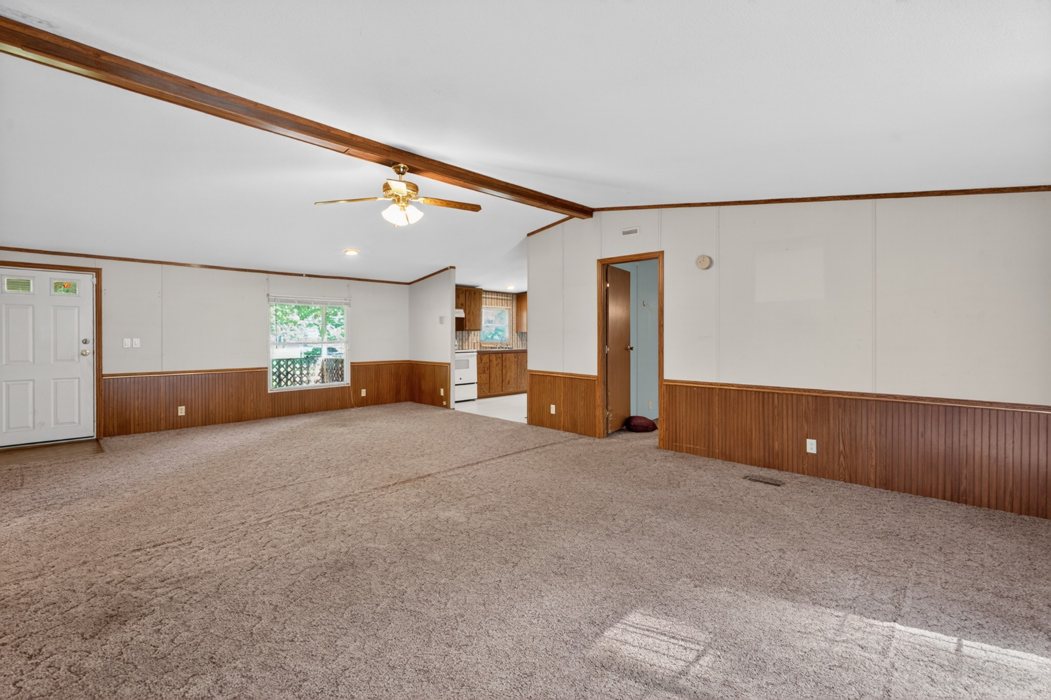 228 Shasteen Ridge Road Lynchburg, TN 37352 - Photo 29 of 53 a view of empty room with furniture and refrigerator