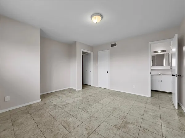 a view of an empty room