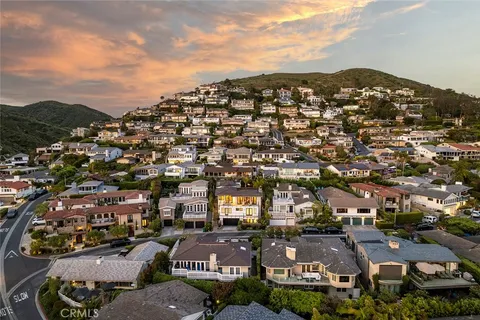 a view of city from a balcony
