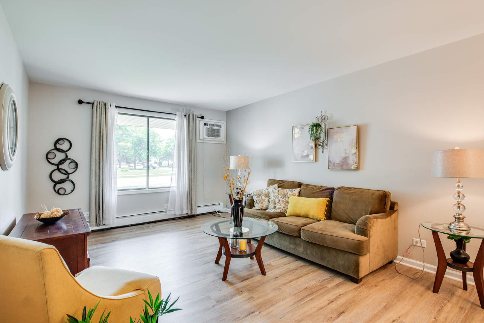 420 Echo Lane, Unit 101 Aurora, IL 60504 - Photo 3 of 16 a living room with furniture and a window