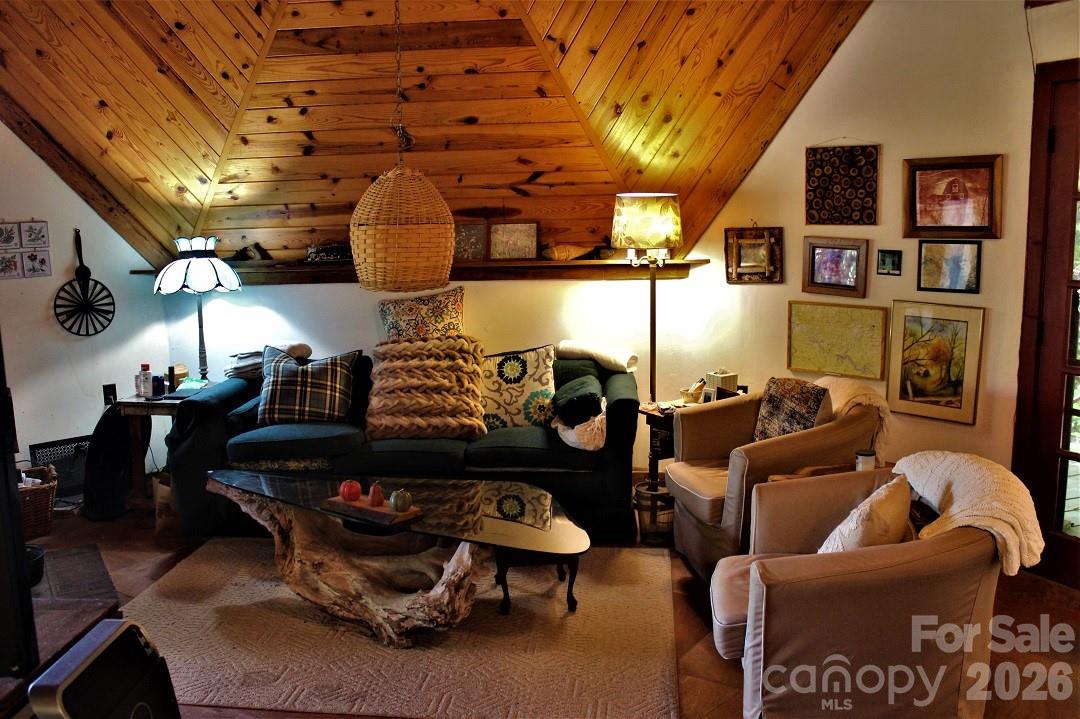 745 Broom Road Tuckasegee, NC 28783 - Photo 21 of 42 a living room with furniture