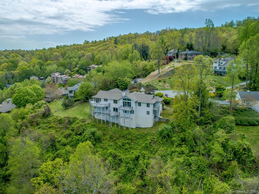 270 Country Ridge Road Laurel Park, NC 28739 - Photo 38 of 39 an aerial view of residential house with outdoor space and trees all around