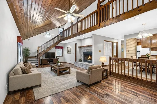 a view of front door with deck