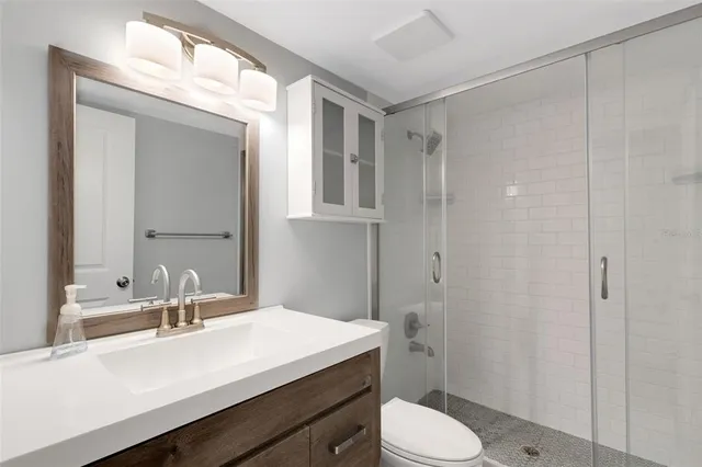 a view of a basket ball ground with swimming pool