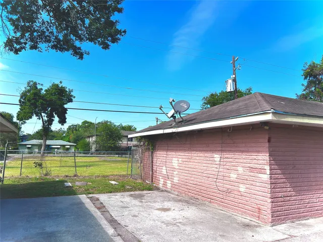 a view of a house with a patio