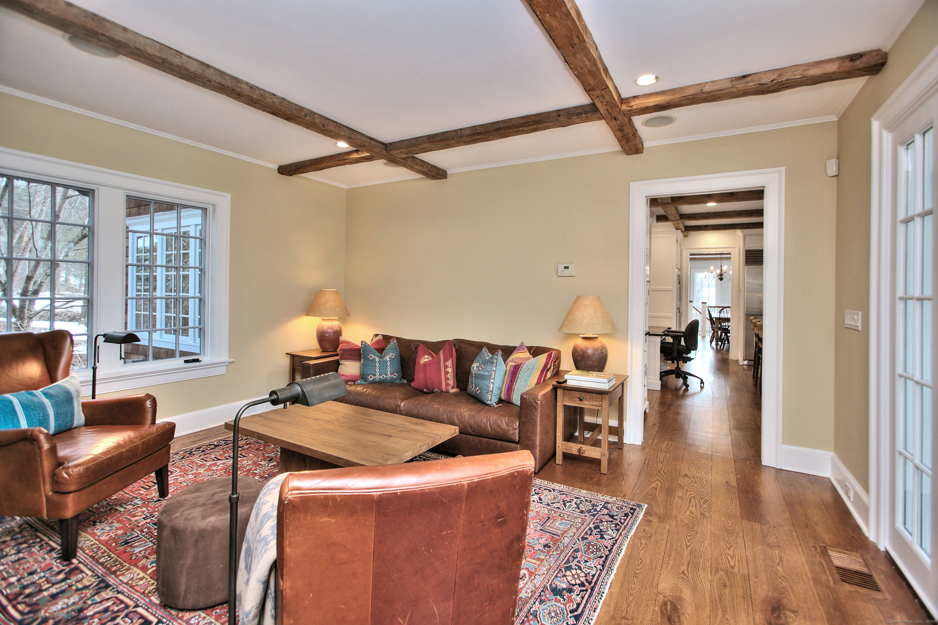 15 Catamount Road Westport, CT 06880 - Photo 13 of 39 a living room with furniture and a wooden floor
