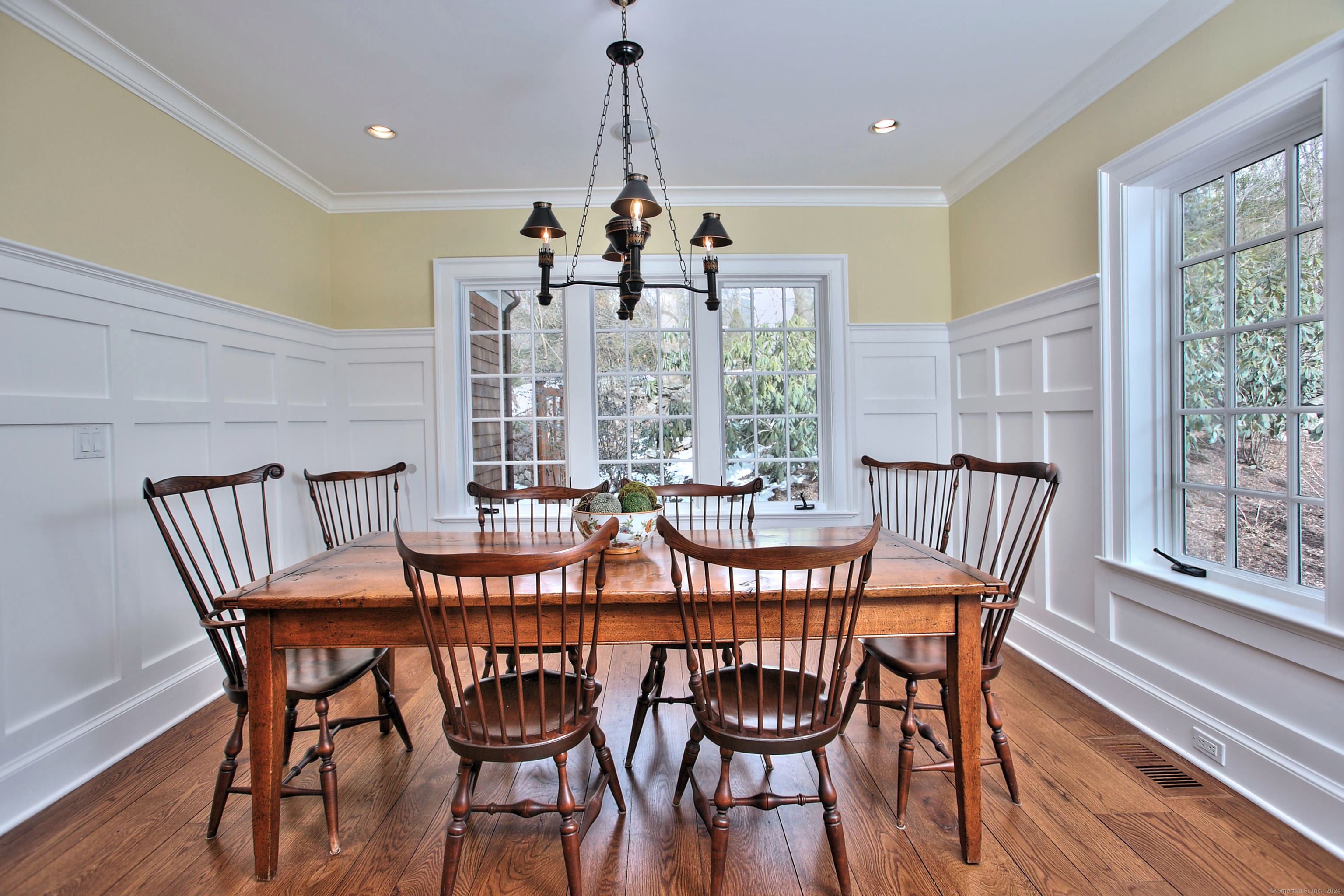 15 Catamount Road Westport, CT 06880 - Photo 8 of 39 a view of a dining room with furniture window and wooden floor