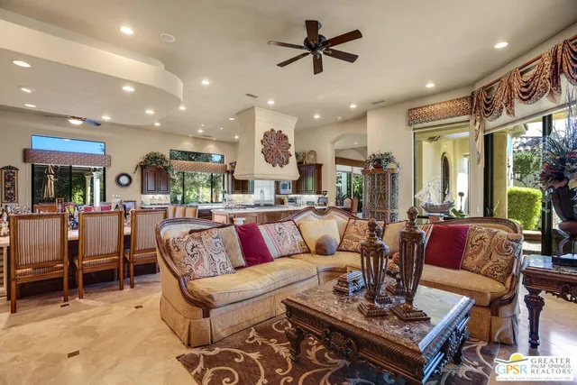 a kitchen with a table and chairs in it