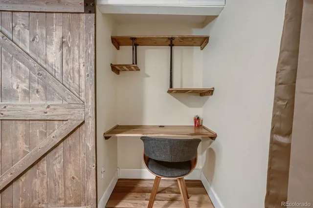 a view of storage and utility room