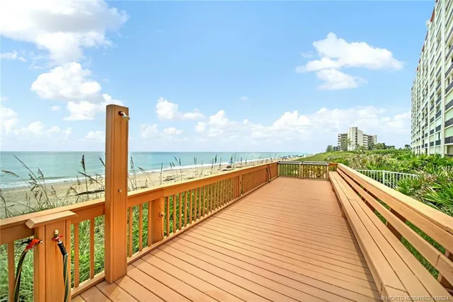 a view of balcony with city view