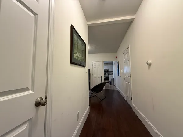 a view of a hallway with a hallway