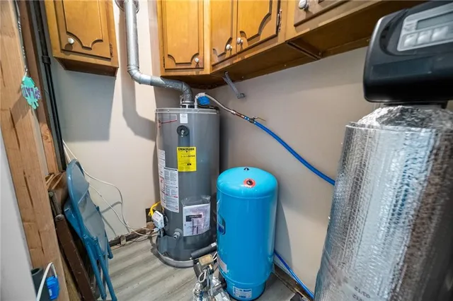 a view of storage and utility room