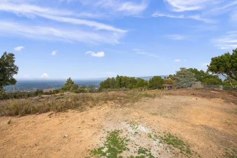 a view of a lake and mountain
