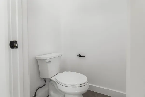 a close view of vanity in a bathroom