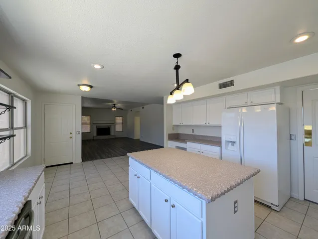 a view of a utility room with racks