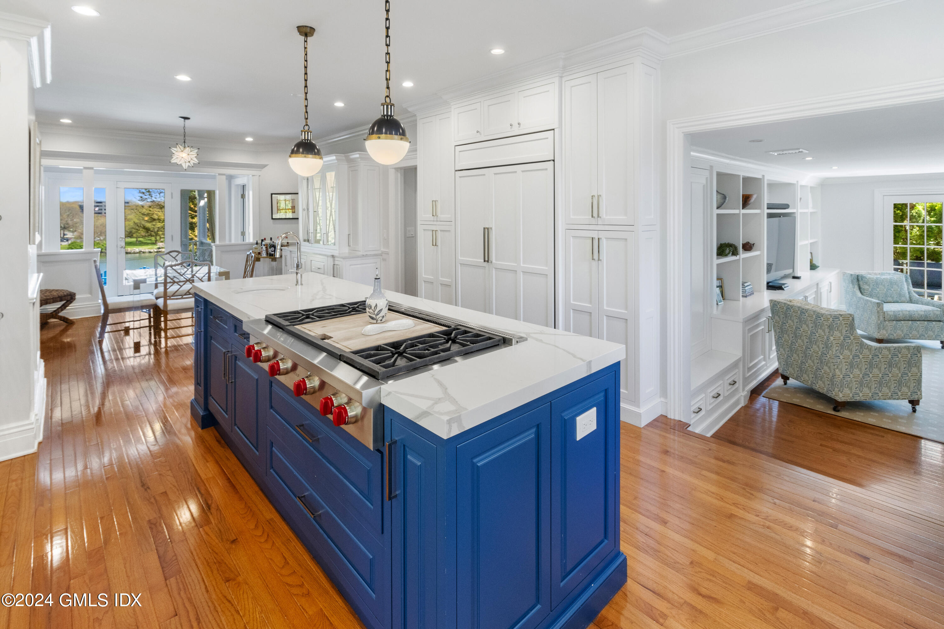 215 Shore Road Greenwich, CT 06830 - Photo 5 of 27 Kitchen to Family Room