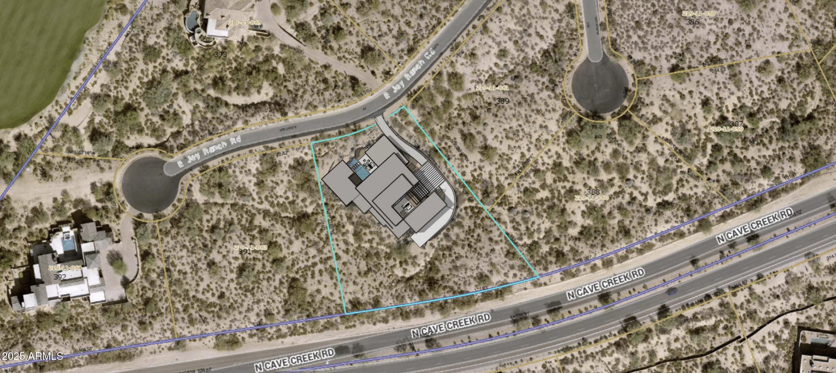 10165 East Joy Ranch Road, Unit 390 Scottsdale, AZ 85262 - Photo 4 of 8 Lot Aerial 2