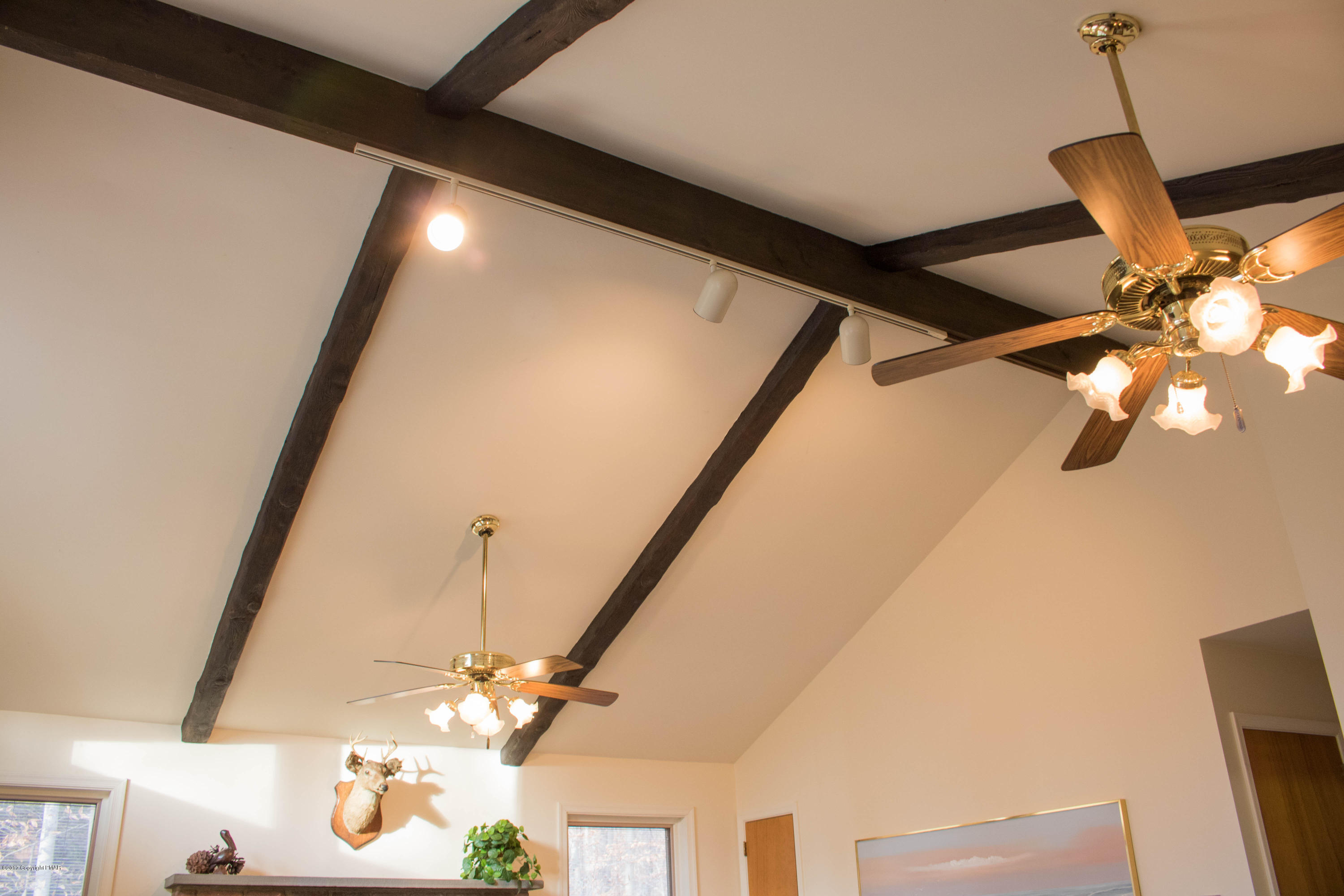1337 Redwood Terrace Pocono Pines, PA 18350 - Photo 7 of 53 CATHEDRAL LIVING ROOM CEILING