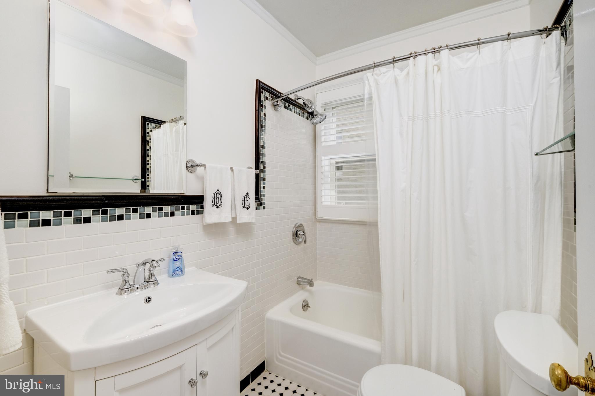 4843 Reservoir Road Northwest Washington, DC 20007 - Photo 18 of 25 Updated Hall Bath