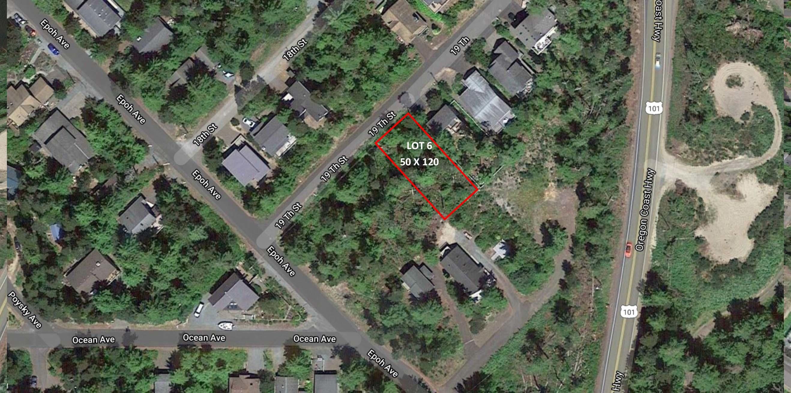 19th Street Manzanita, OR 97130 - Photo 3 of 14 Lot 6 aerial2 REV