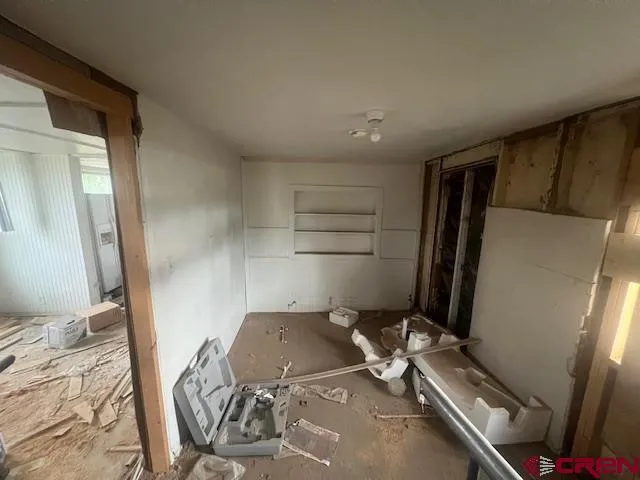 a room with gym equipment