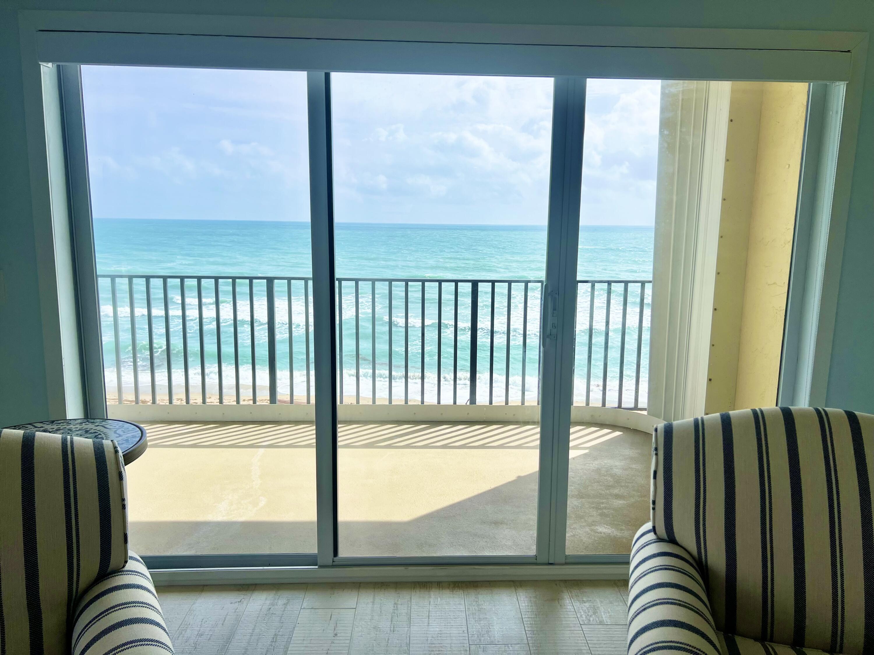 7410 South Ocean Drive, Unit 505 Jensen Beach, FL 34957 - Photo 6 of 33 a view of a living room and a large window
