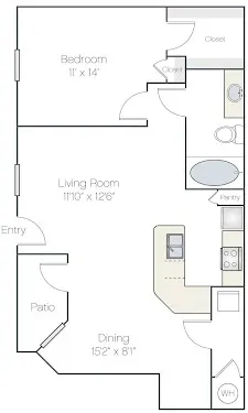$1,239 | 8515 Interstate 35, Unit 3111, Austin, TX 78744