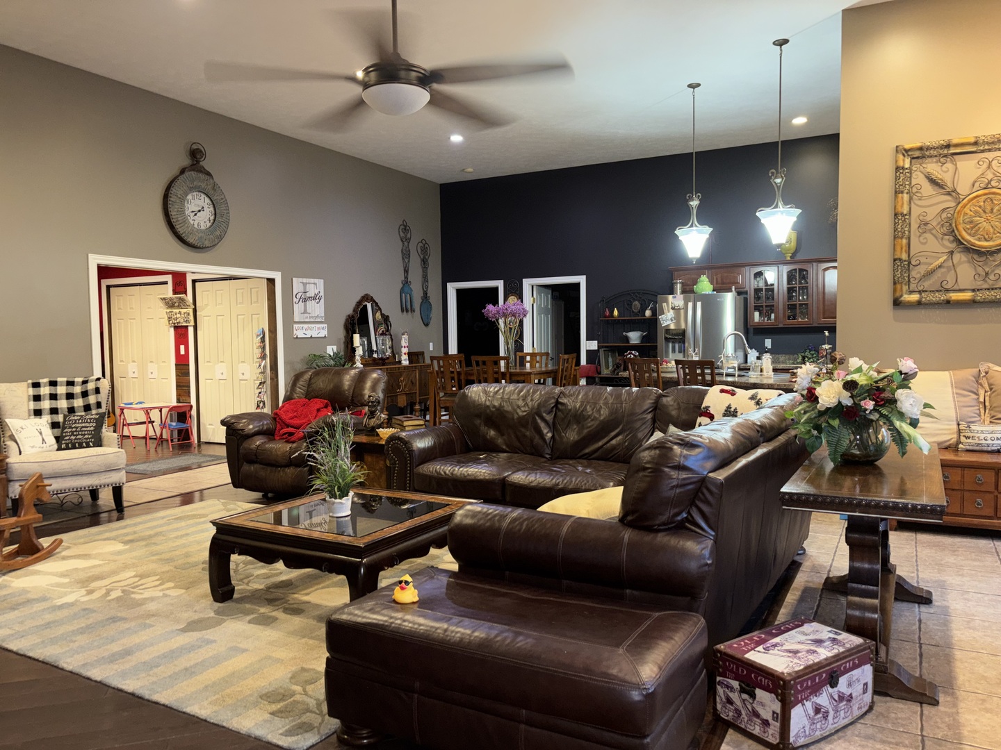 255 Twin Springs Loop Anna, IL 62906 - Photo 13 of 48 a living room with furniture a clock and a window