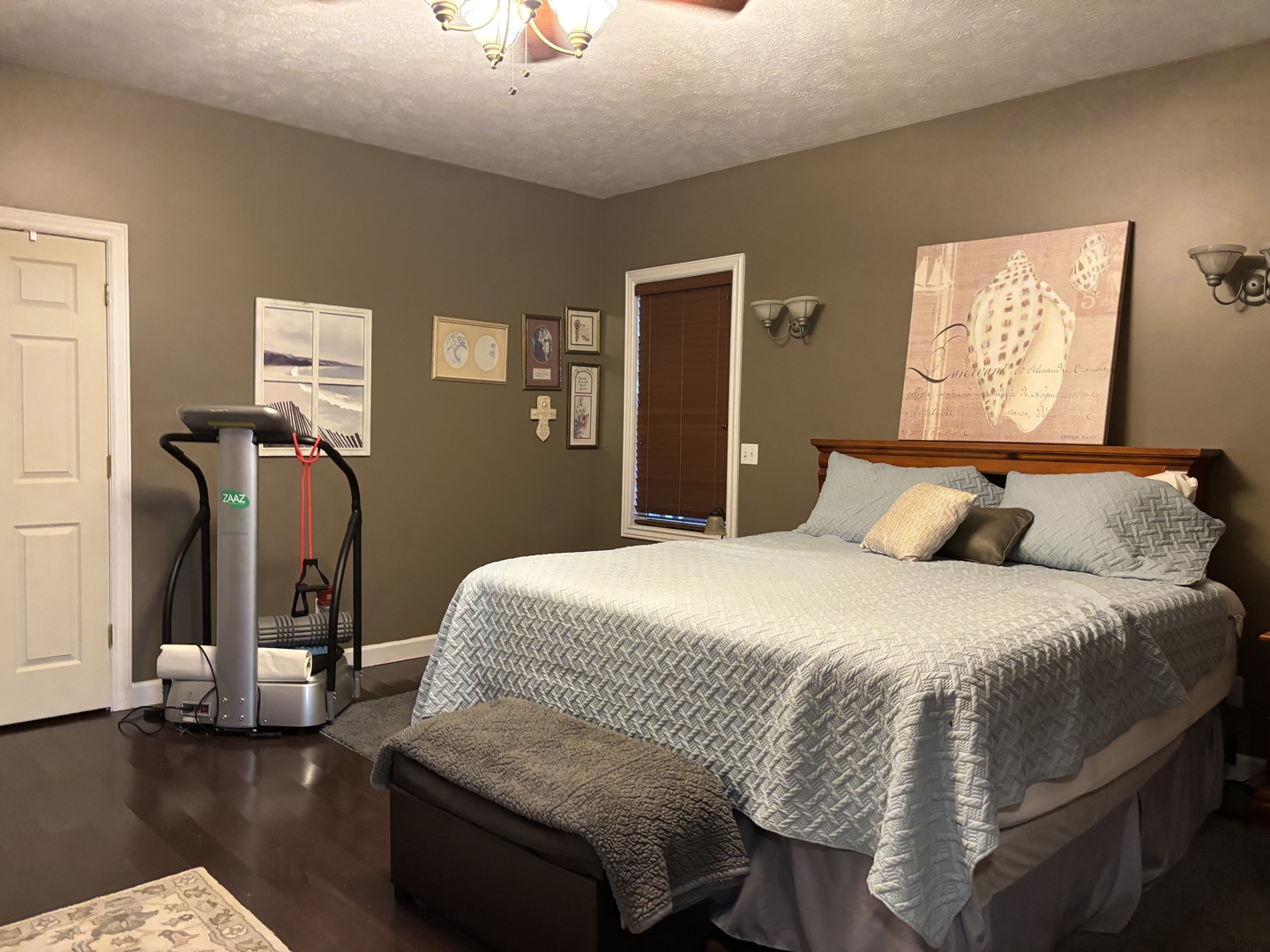 255 Twin Springs Loop Anna, IL 62906 - Photo 25 of 48 a bedroom with bed and wooden floor